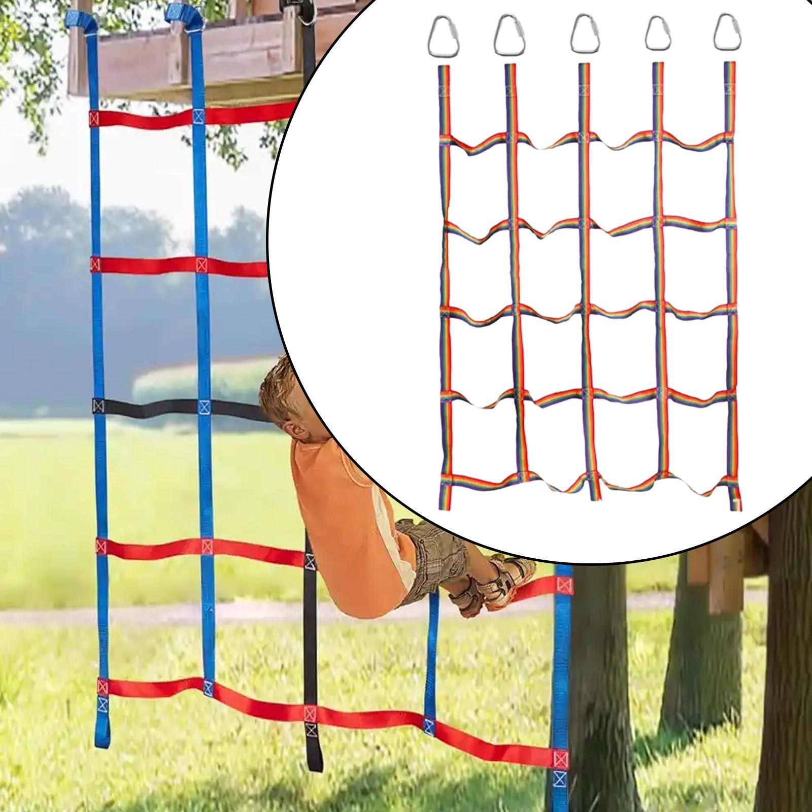 Kids Climbing Net Rainbow Rope - Rope Climb recension och pris