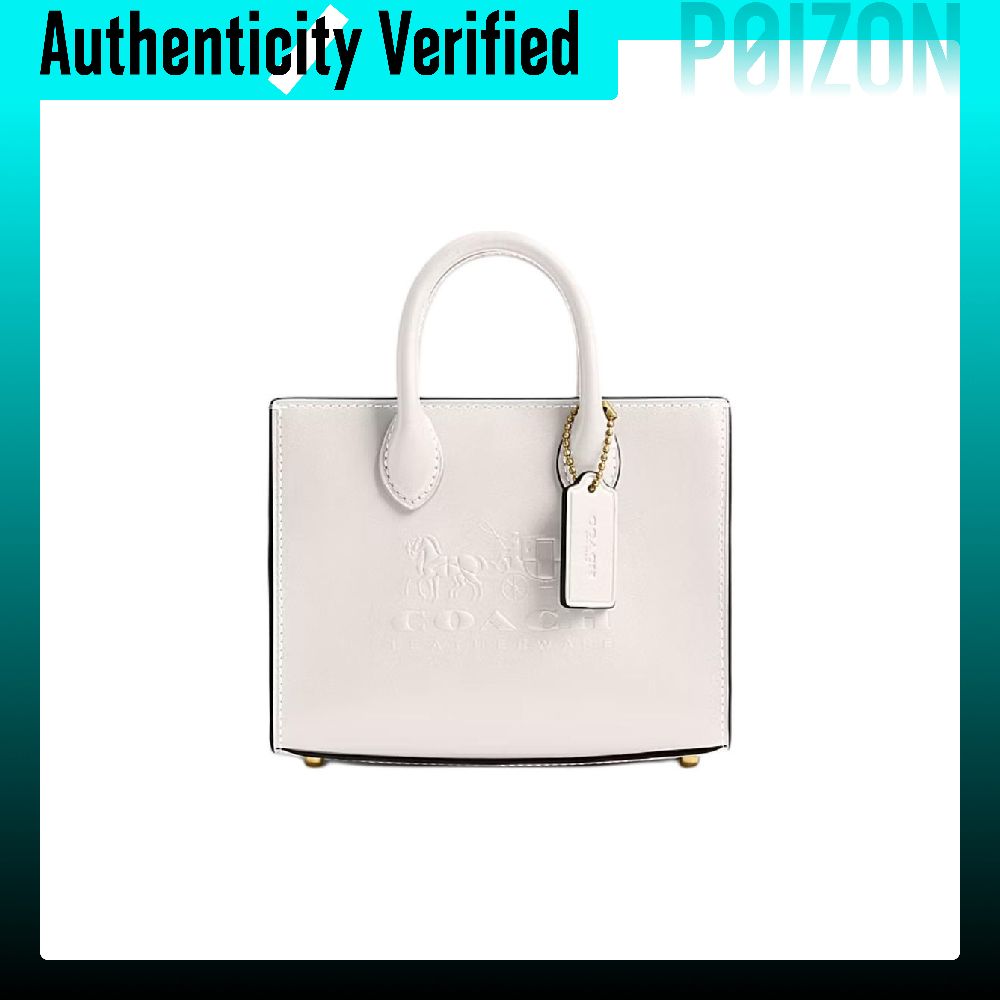 COACH Ace Cow Leather Tote Bag - Chalk Bag recension och pris