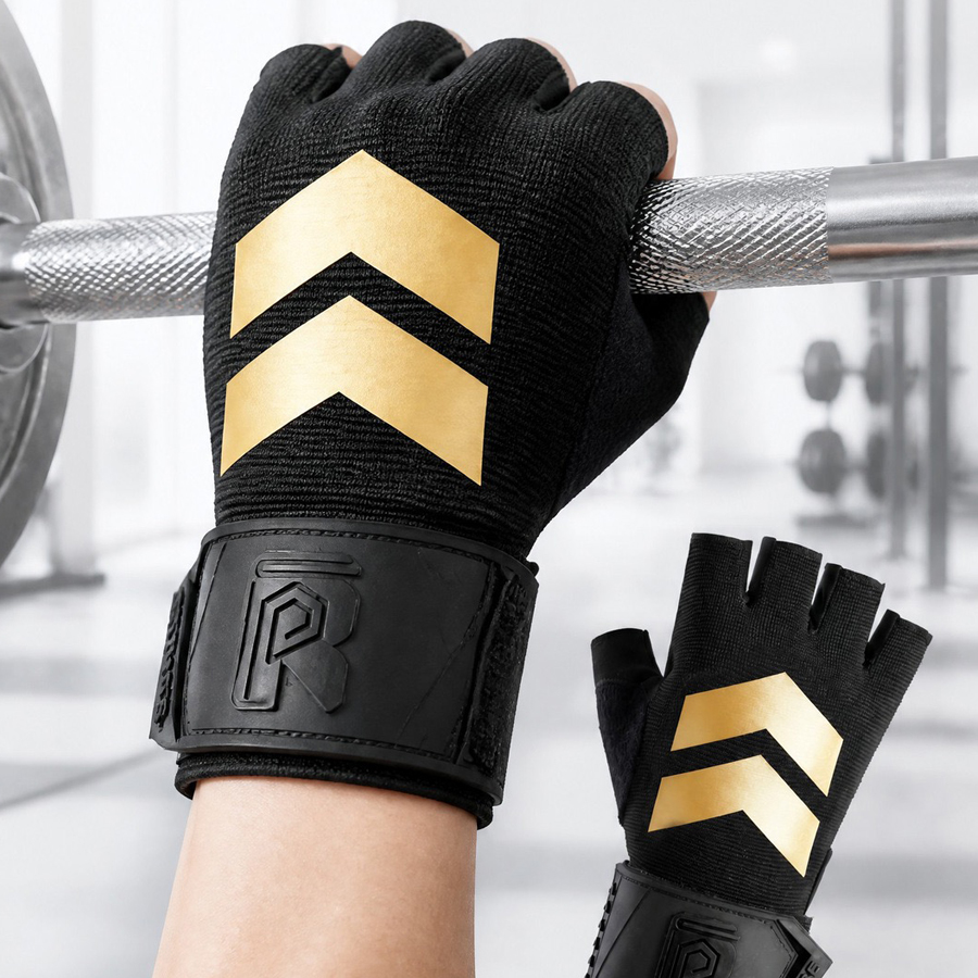 Half finger fitness gloves wit - Weightlifting Gloves recension och pris